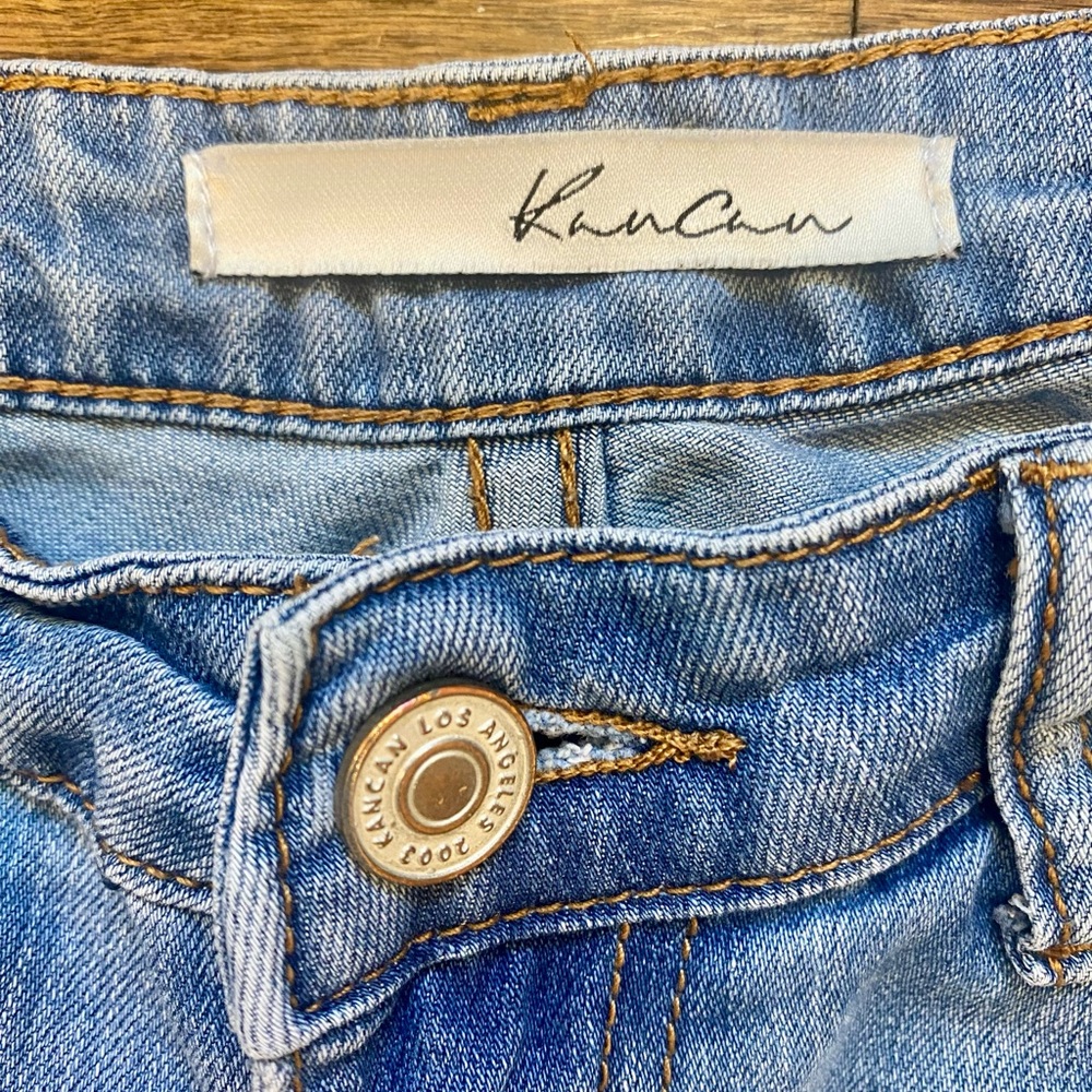 Y2K KanCan Light Blue Distressed Jeans - Picture 4 of 6